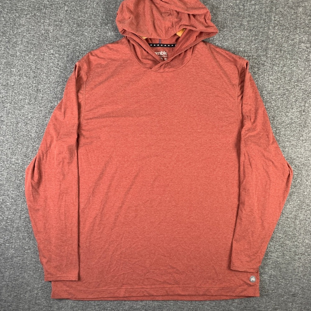 Amble Hoodie Men 2XL Pullover Coastal Performance Stretch Workout Gym Running